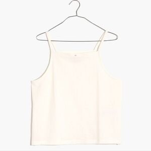 Madewell Seersucker Apron Tank Top